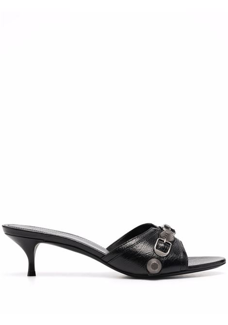 Sandali Cagole M40 Arena in pelle di agnello nera BALENCIAGA | 694350-WAD4E1081