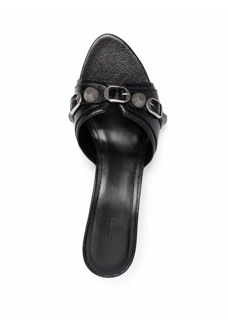 Sandali Cagole M40 Arena in pelle di agnello nera BALENCIAGA | 694350-WAD4E1081