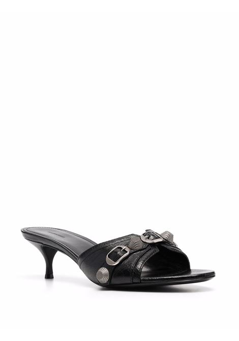 Sandali Cagole M40 Arena in pelle di agnello nera BALENCIAGA | 694350-WAD4E1081