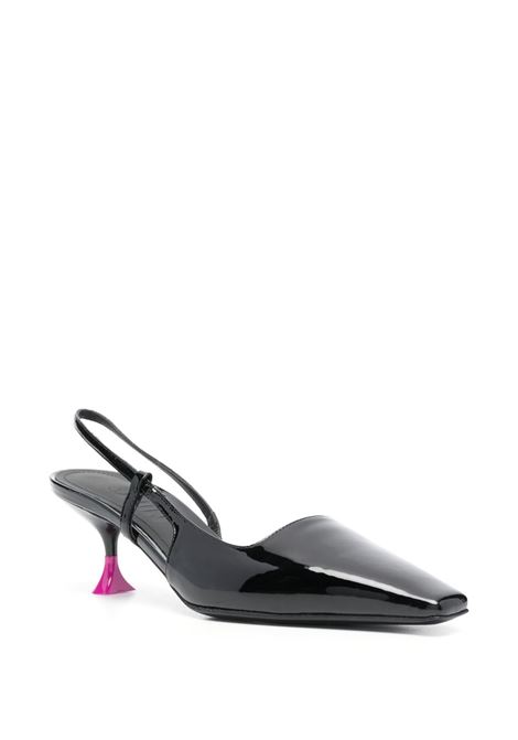 décolleté slingback Kira in pelle di vitello nera 3JUIN | 324W3001.J.0872997BLACK