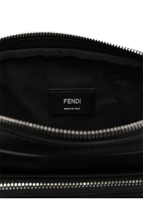 black calf leather Fendi Shadow Diagonal messenger bag  FENDI | 7VA607-APDOF0GXN