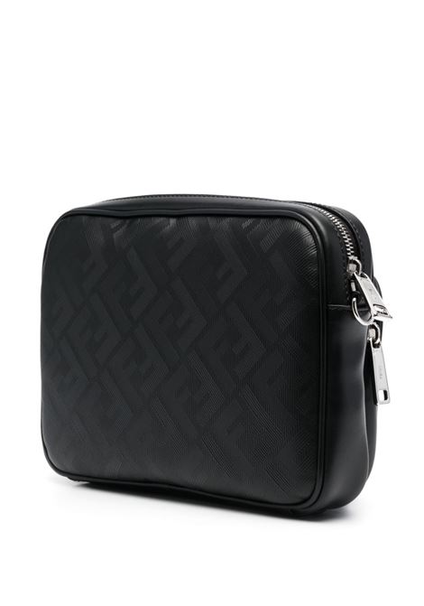 black calf leather Fendi Shadow Diagonal messenger bag  FENDI | 7VA607-APDOF0GXN