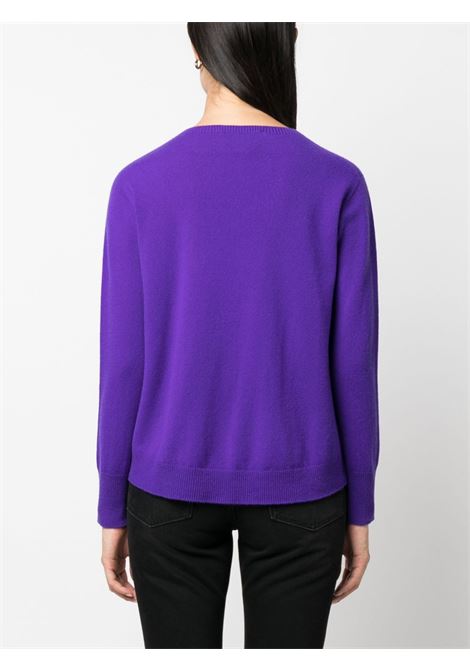 Maglia in cashmere Amal viola elettrico VANISE' | V24604-AMALPURPLE
