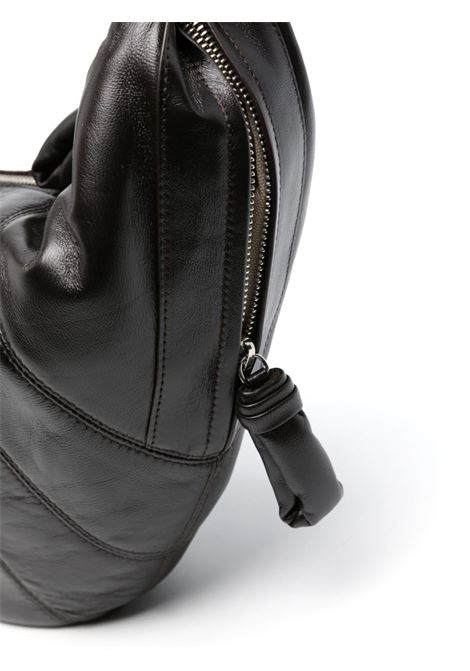 Borsa media Fortune Croissant in pelle di agnello liscia cioccolato LEMAIRE | BG0071-LL095BR490