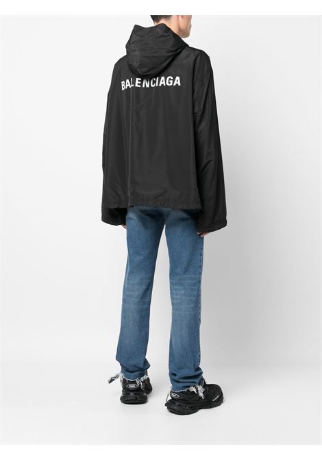 giacca a vento nera BALENCIAGA | 725275-TYD361000