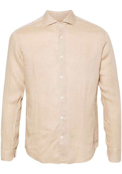 Camicia in lino color sabbia ALTEA | 245400932