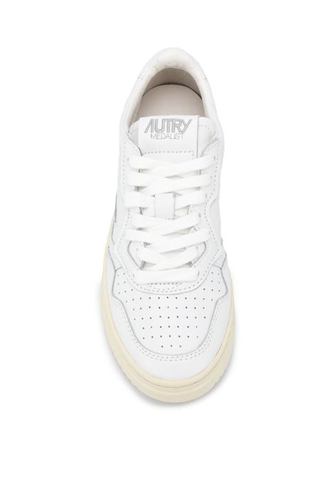 Sneakers basse Medalist in pelle di vitello bianca AUTRY | AULW-LL15WHT/WHT