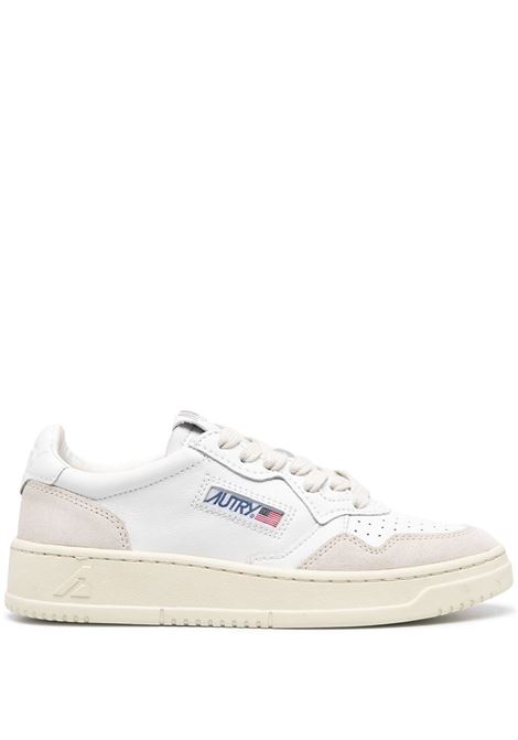 Sneakers basse Medalist in pelle e gomma bianca AUTRY | AULW-LS33WHITE