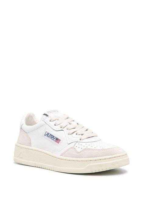 Sneakers basse Medalist in pelle e gomma bianca AUTRY | AULW-LS33WHITE