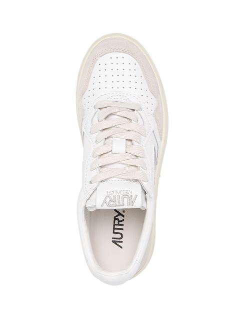 Sneakers basse Medalist in pelle e gomma bianca AUTRY | AULW-LS33WHITE