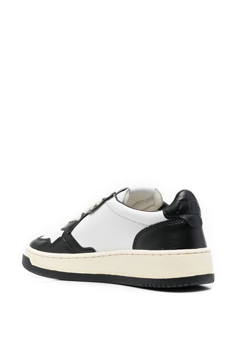 Sneakers Action in pelle di vitello bianca e nera AUTRY | AULW-WB01WHT/BLK