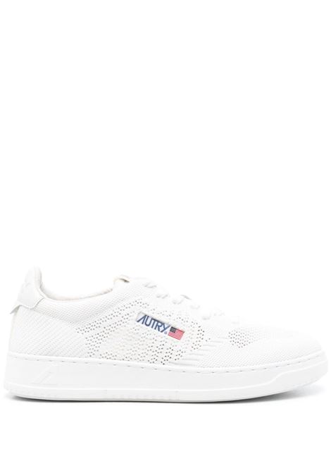 sneakers bianche semitrasparenti Medalist Easyknit AUTRY | EKLM-KN01WHITE