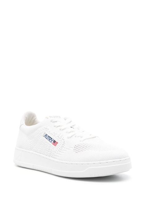 sneakers bianche semitrasparenti Medalist Easyknit AUTRY | EKLM-KN01WHITE