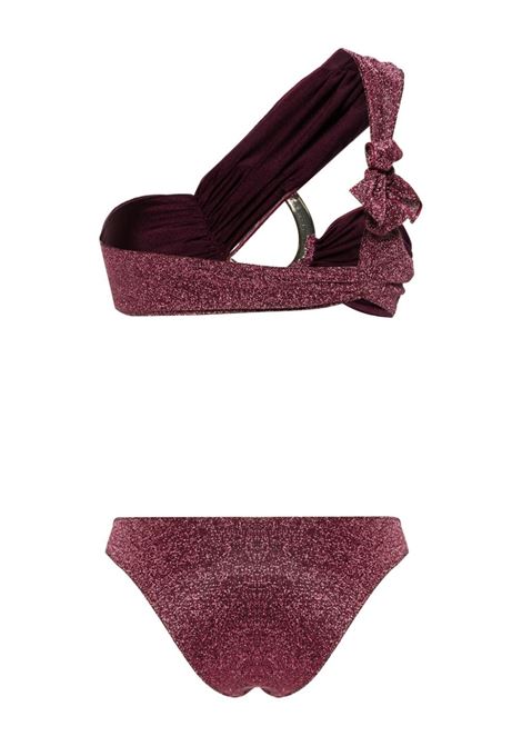 LUMI?RE MAXI-O BIKINI  OSEREE | LEF246-LUREXAUBERGINE